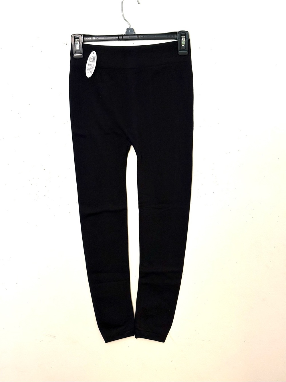 Angelina Black Women’s Fleece Leggings - Solid Stretch. OS. NWT.